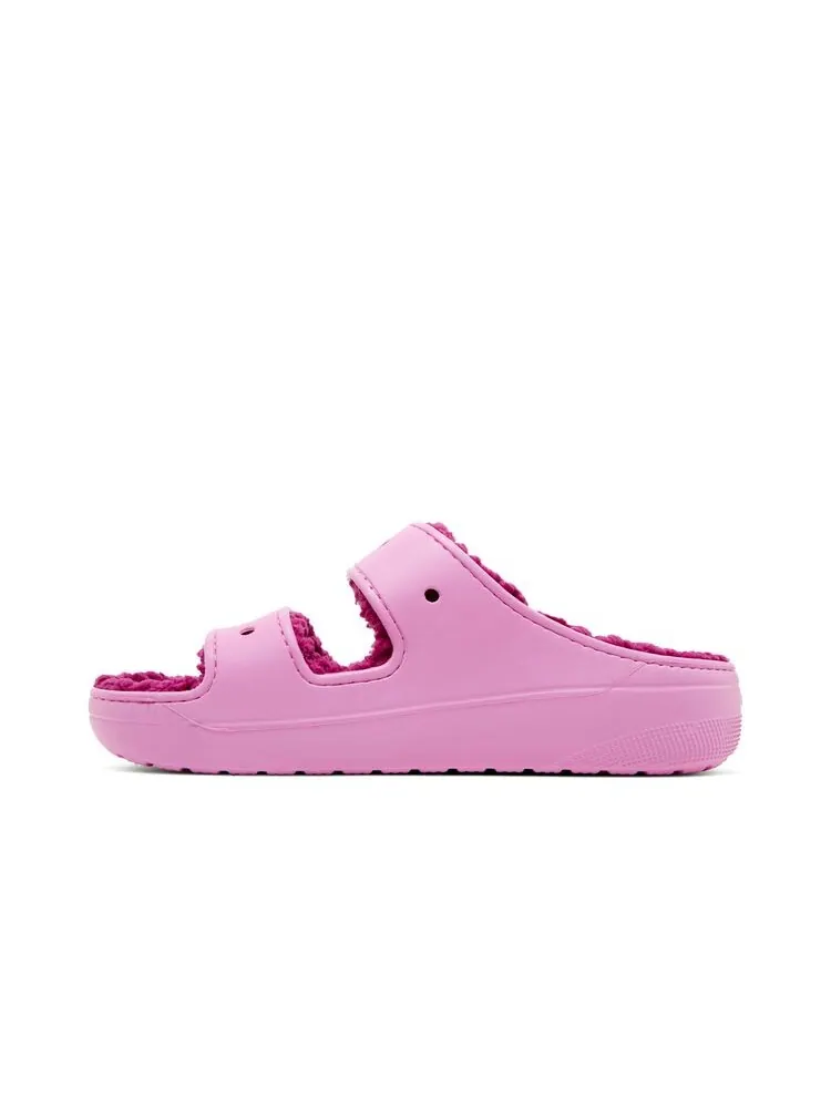 Сандалии Crocs Saweetie x Classic Cozzzy Sandal Taffy Pink — изображение 3 из 6, розовый