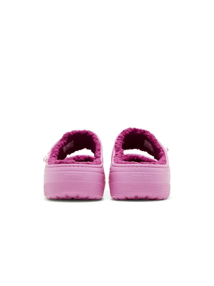 Сандалии Crocs Saweetie x Classic Cozzzy Sandal Taffy Pink — изображение 6 из 6, розовый