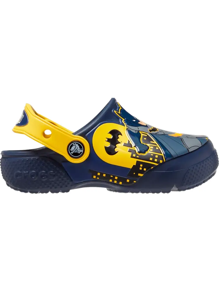 Кроссовки DC Comics x Classic Clog Kids 'Fun Lab - Batman Patch'