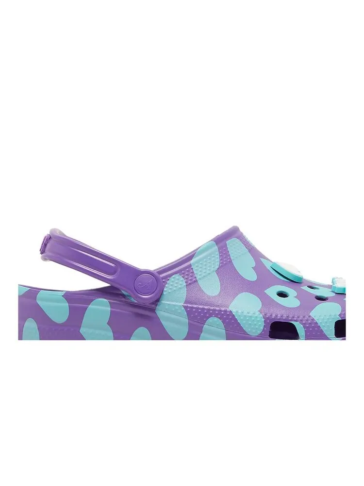Кроссовки Crocs Awake NY x Classic Clog Home Is Where The Heart Is - Purple — изображение 2 из 6, фиолетовый