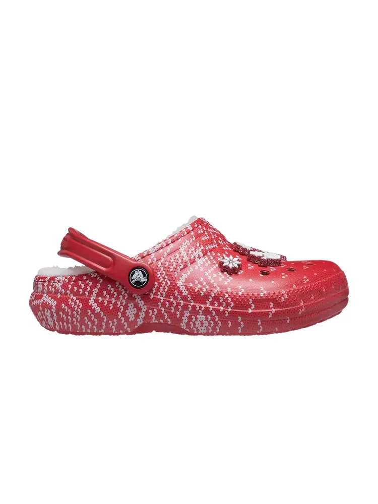 Кроссовки Crocs Classic Lined Clog — изображение 1 из 1, красный
