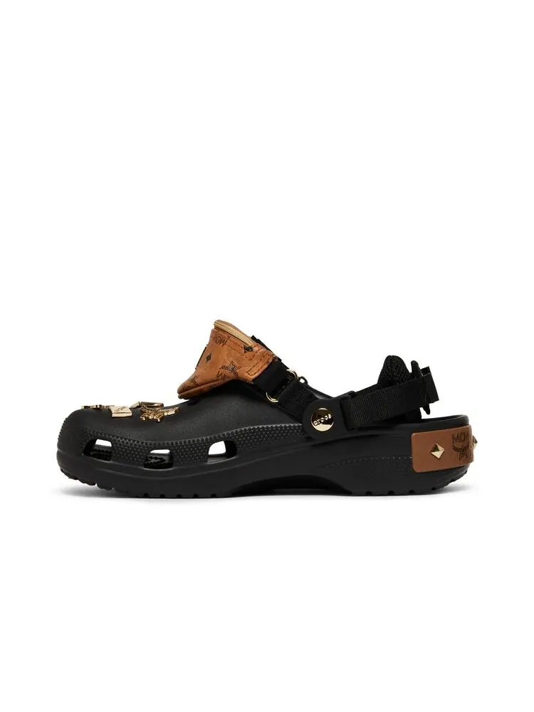 Кроссовки Crocs MCM x Classic Clog Mini Fanny Pack - Black — изображение 3 из 6, черный