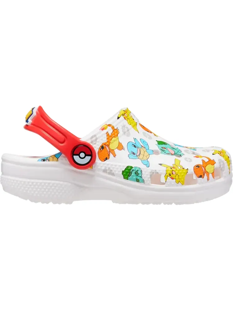 Кроссовки Pokémon x Classic Clog Kids Starters — изображение 1 из 1, белый