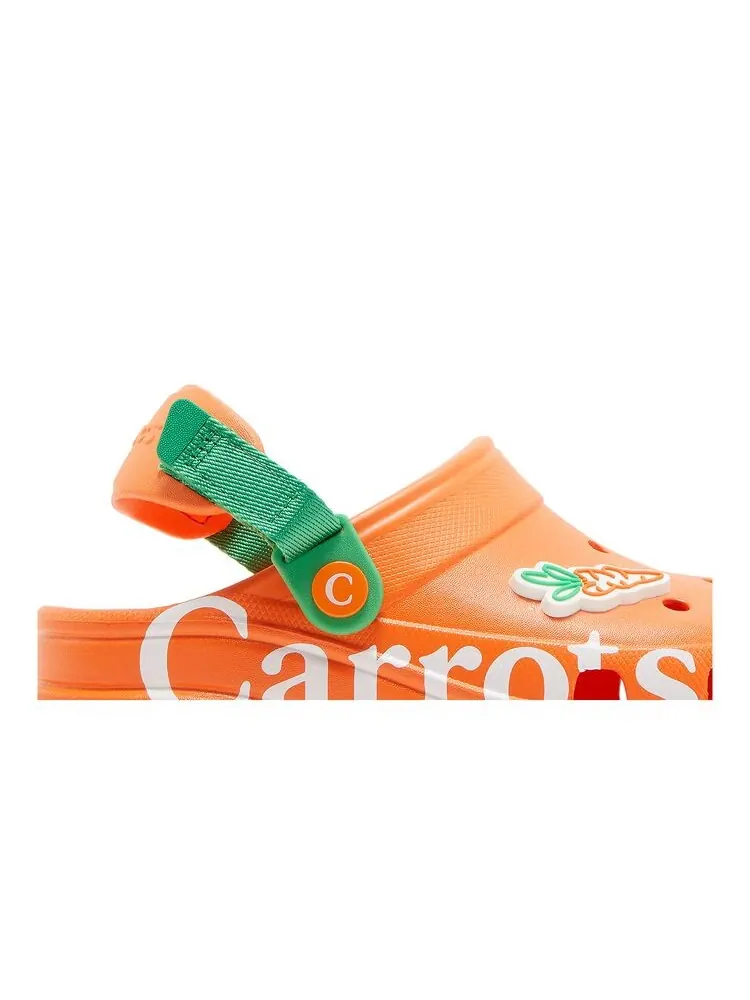 Кроссовки Crocs Anwar Carrots x Clog Kids Orange — изображение 2 из 6, оранжевый