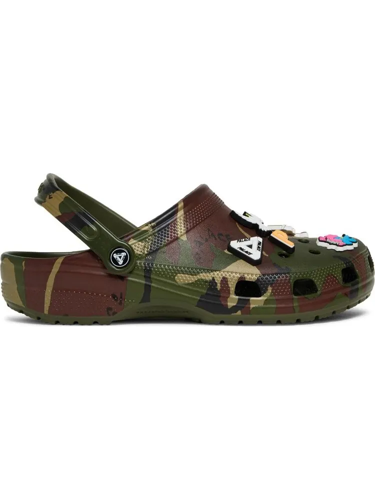 Кроссовки Palace x Classic Clog Jungle Camo — изображение 1 из 8, зеленый