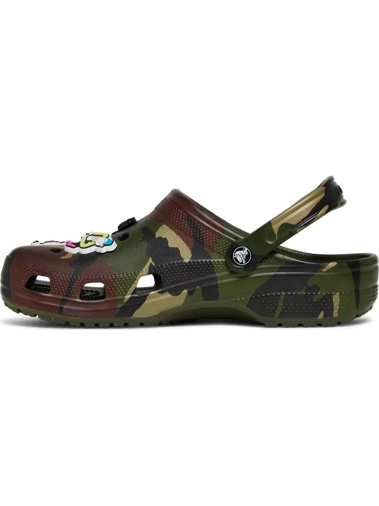 Кроссовки Palace x Classic Clog Jungle Camo — изображение 3 из 8, зеленый