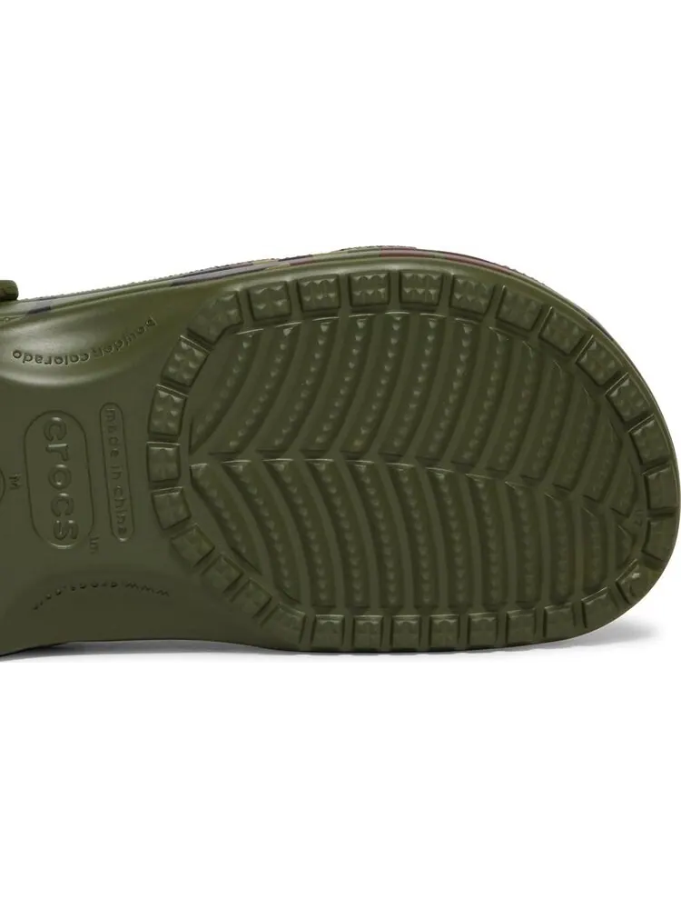 Кроссовки Palace x Classic Clog Jungle Camo — изображение 5 из 8, зеленый