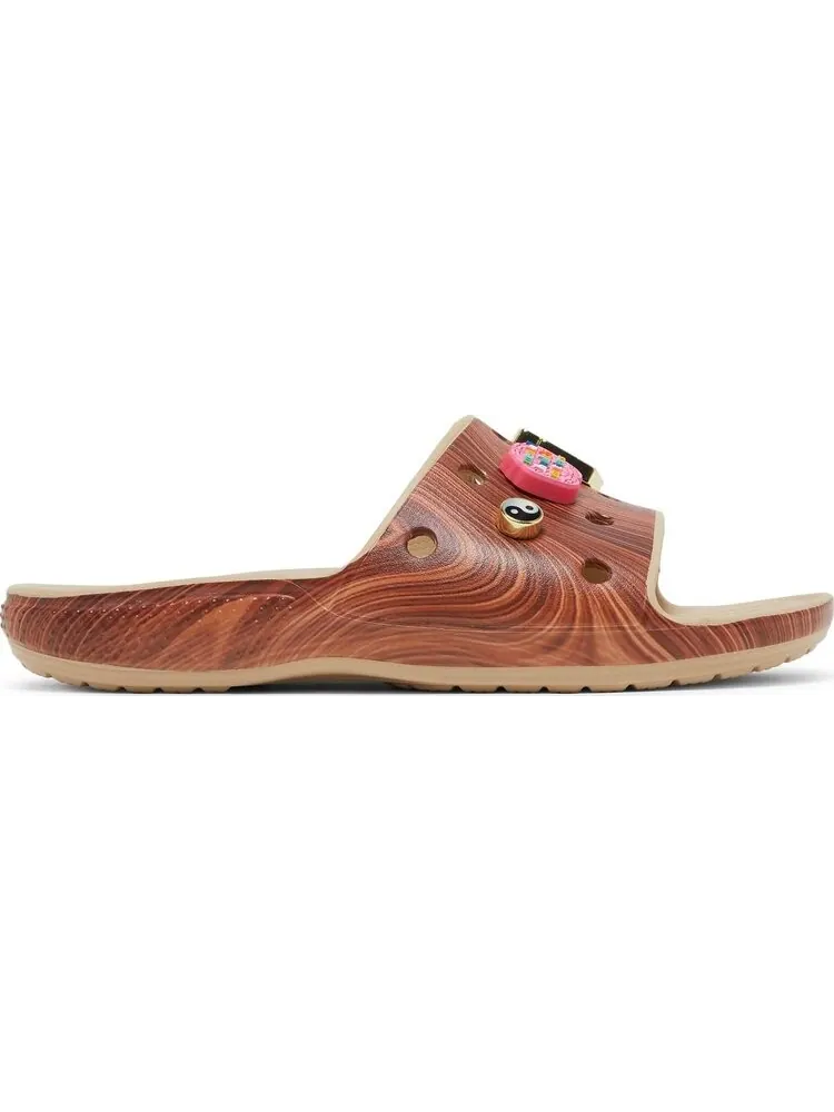 Сандалии SZA x Wmns Classic Slide Woodgrain — изображение 1 из 8, коричневый