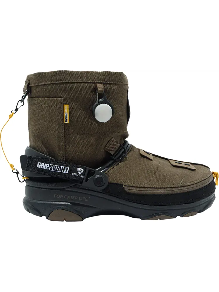 Кроссовки GRIP SWANY x atmos x All-Terrain Clog Olive — изображение 1 из 1, зеленый