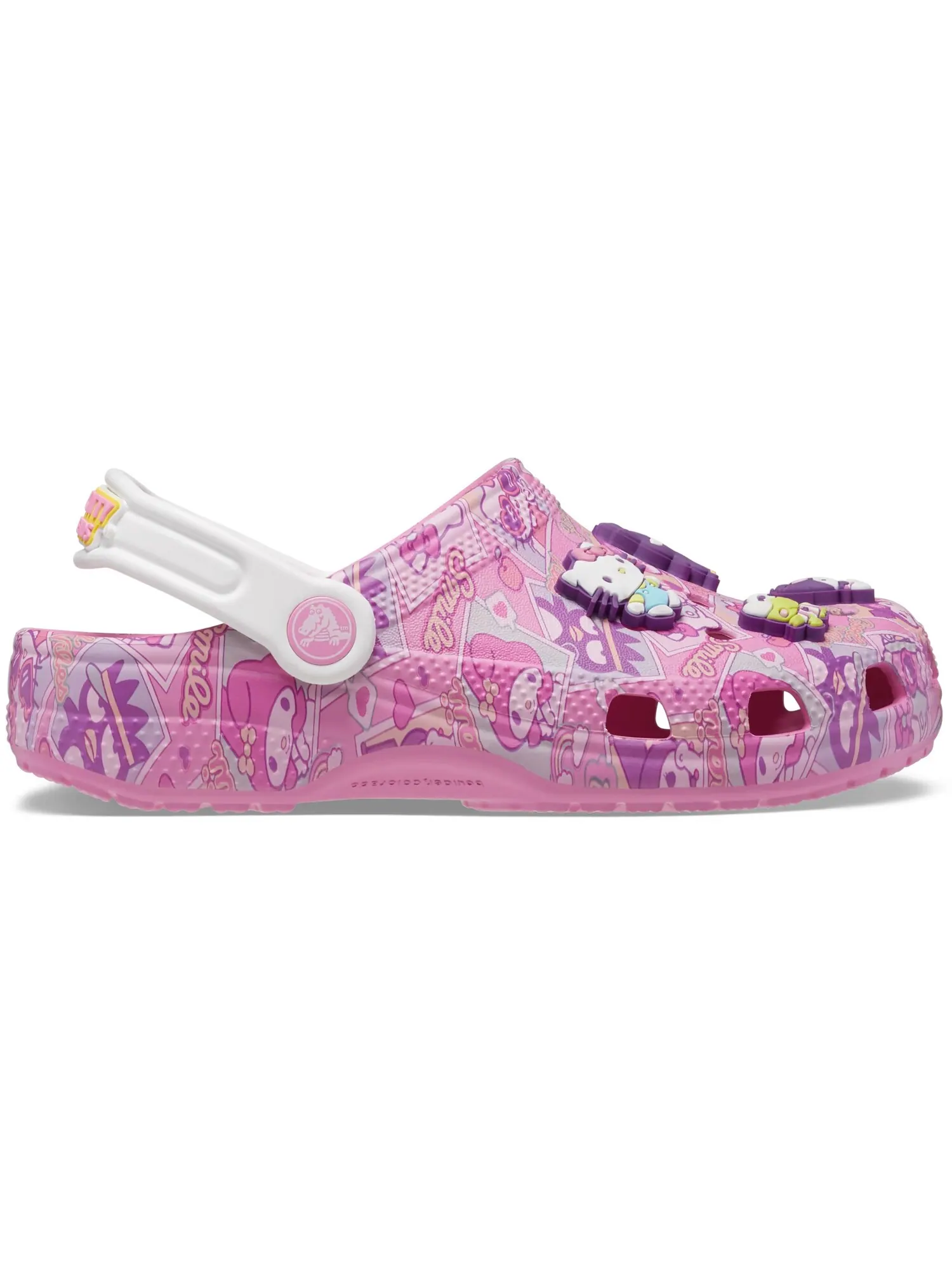 Сабо для маленьких детей Crocs Classic x Hello Kitty and Friends — изображение 3 из 6, розовый