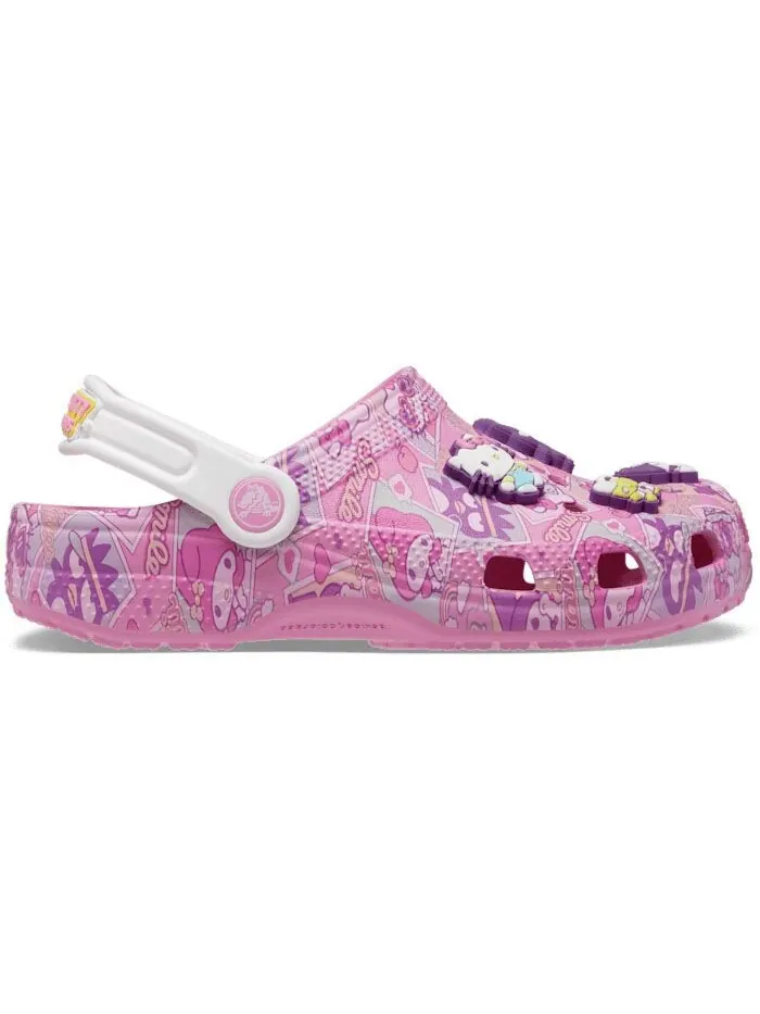 Сабо детские Crocs Classic x Hello Kitty and Friends — изображение 3 из 6, розовый
