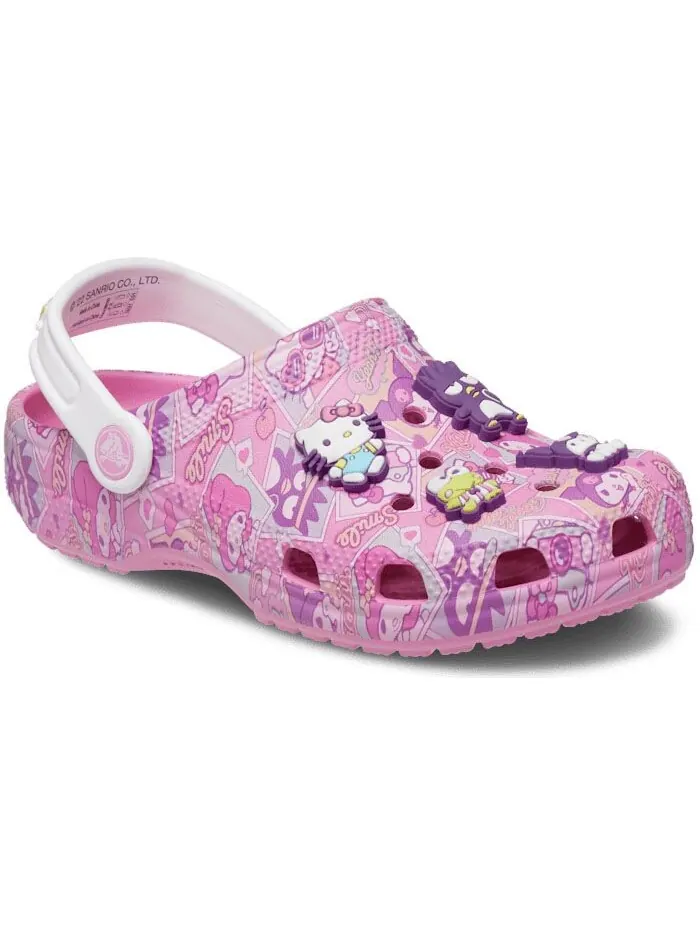 Сабо детские Crocs Classic x Hello Kitty and Friends — изображение 5 из 6, розовый