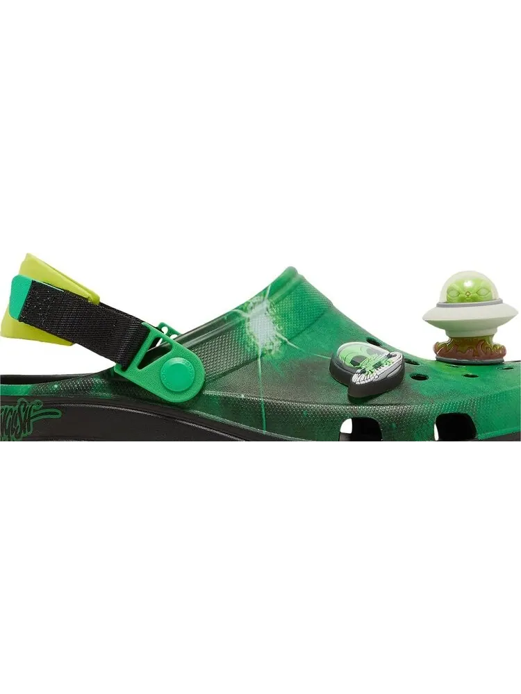 Кроссовки Ron English x All-Terrain Clog Area 54 - Green Galaxy — изображение 2 из 8, зеленый