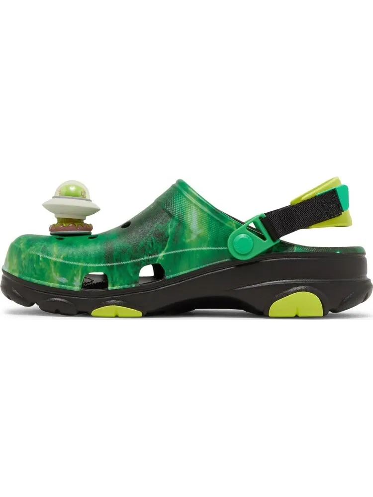 Кроссовки Ron English x All-Terrain Clog Area 54 - Green Galaxy — изображение 3 из 8, зеленый