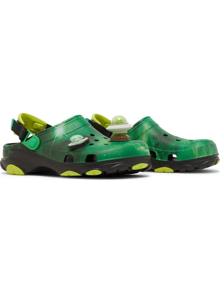 Кроссовки Ron English x All-Terrain Clog Area 54 - Green Galaxy — изображение 8 из 8, зеленый