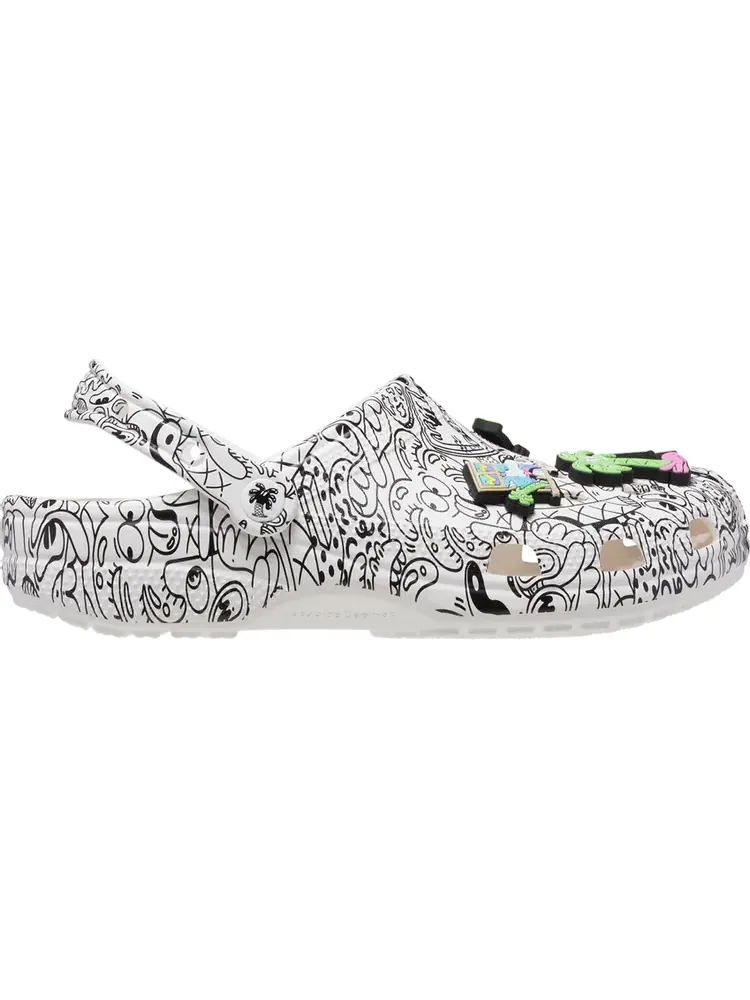 Кроссовки Steven Harrington x Classic Clog Quickstrike - White Black — изображение 1 из 1, белый