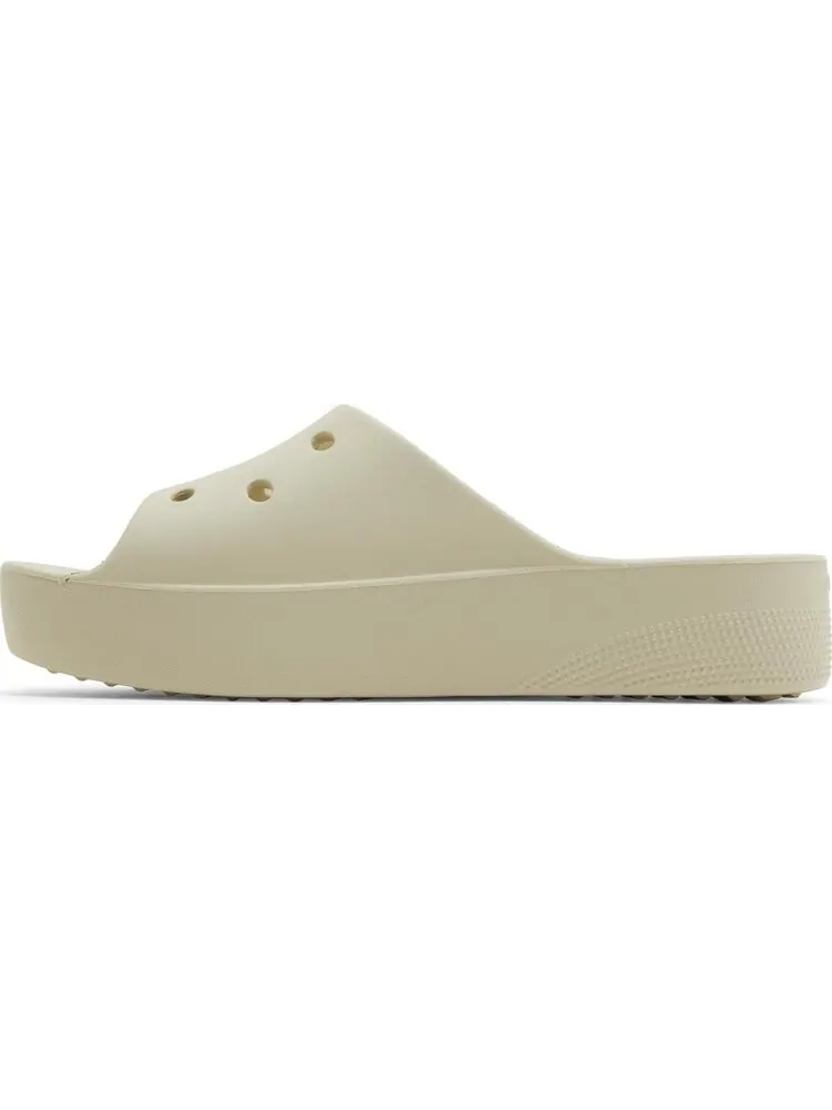 Кроссовки Wmns Classic Platform Slide 'Bone' — изображение 3 из 4, бежевый