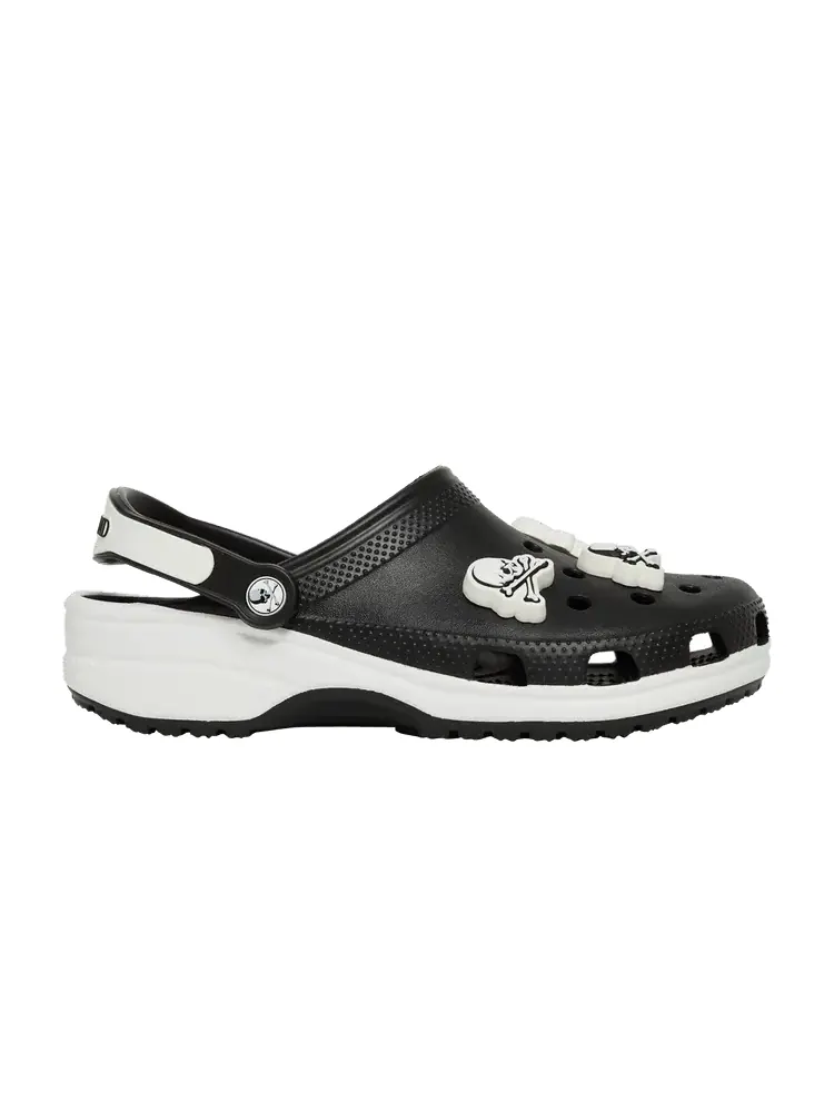 Кроссовки Crocs Mastermind Japan x Classic Clog 'Black White' — изображение 1 из 9, черный/белый