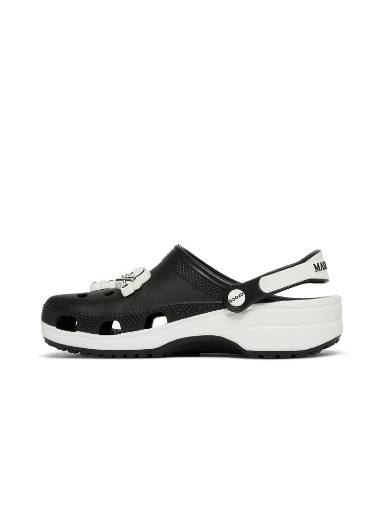 Кроссовки Crocs Mastermind Japan x Classic Clog 'Black White' — изображение 4 из 9, черный/белый