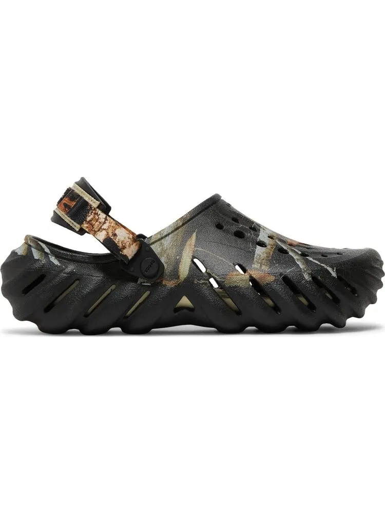 Кроссовки Realtree x Echo Clog Edge Camo - Black — изображение 1 из 8, черный