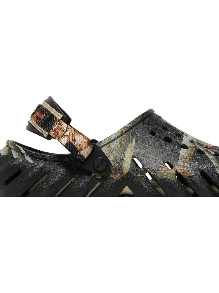 Кроссовки Realtree x Echo Clog Edge Camo - Black — изображение 2 из 8, черный