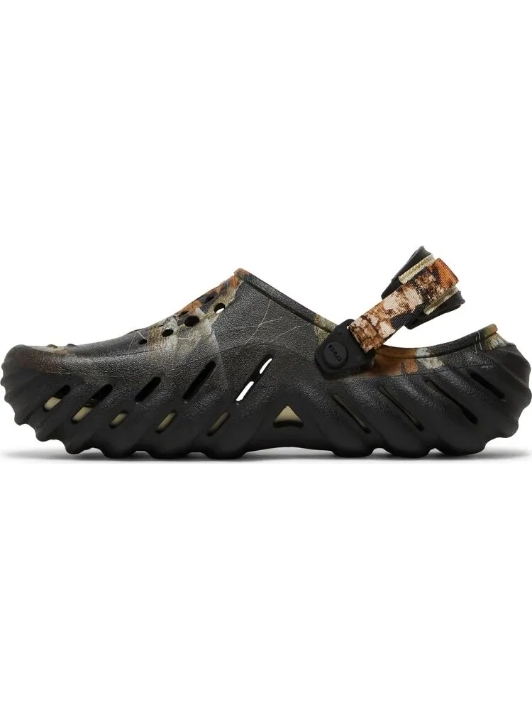 Кроссовки Realtree x Echo Clog Edge Camo - Black — изображение 3 из 8, черный