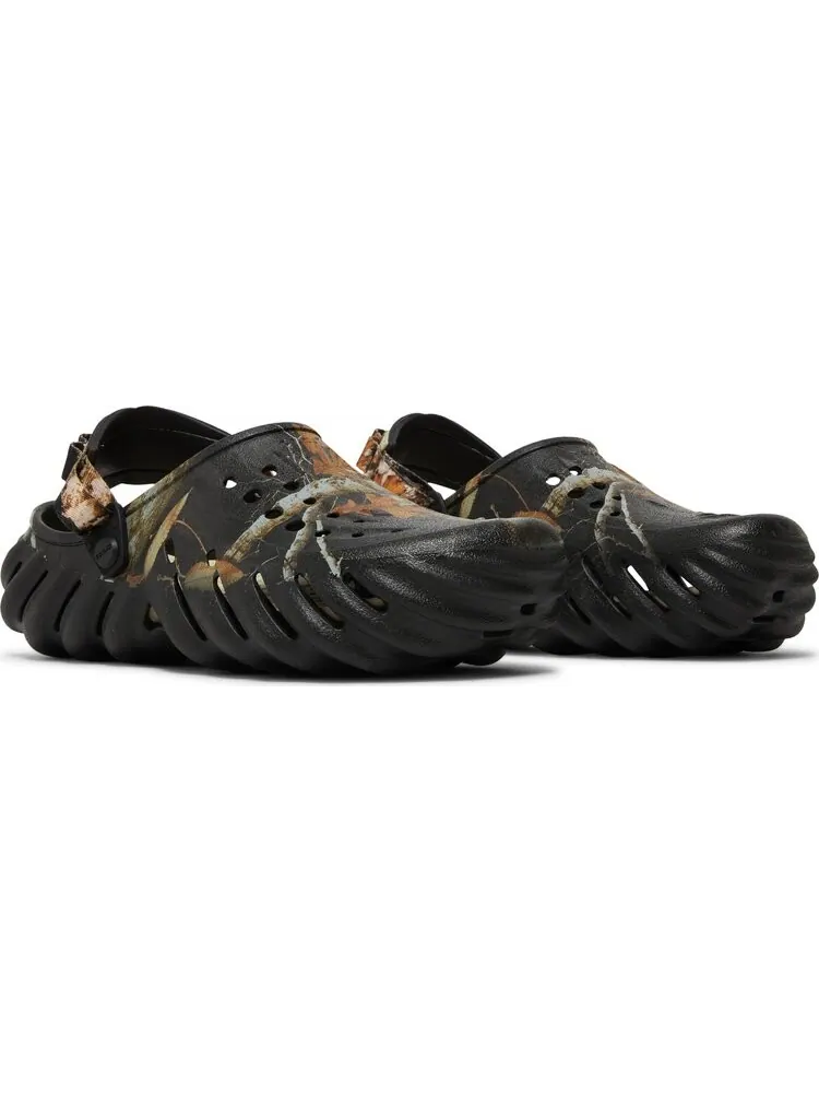 Кроссовки Realtree x Echo Clog Edge Camo - Black — изображение 8 из 8, черный