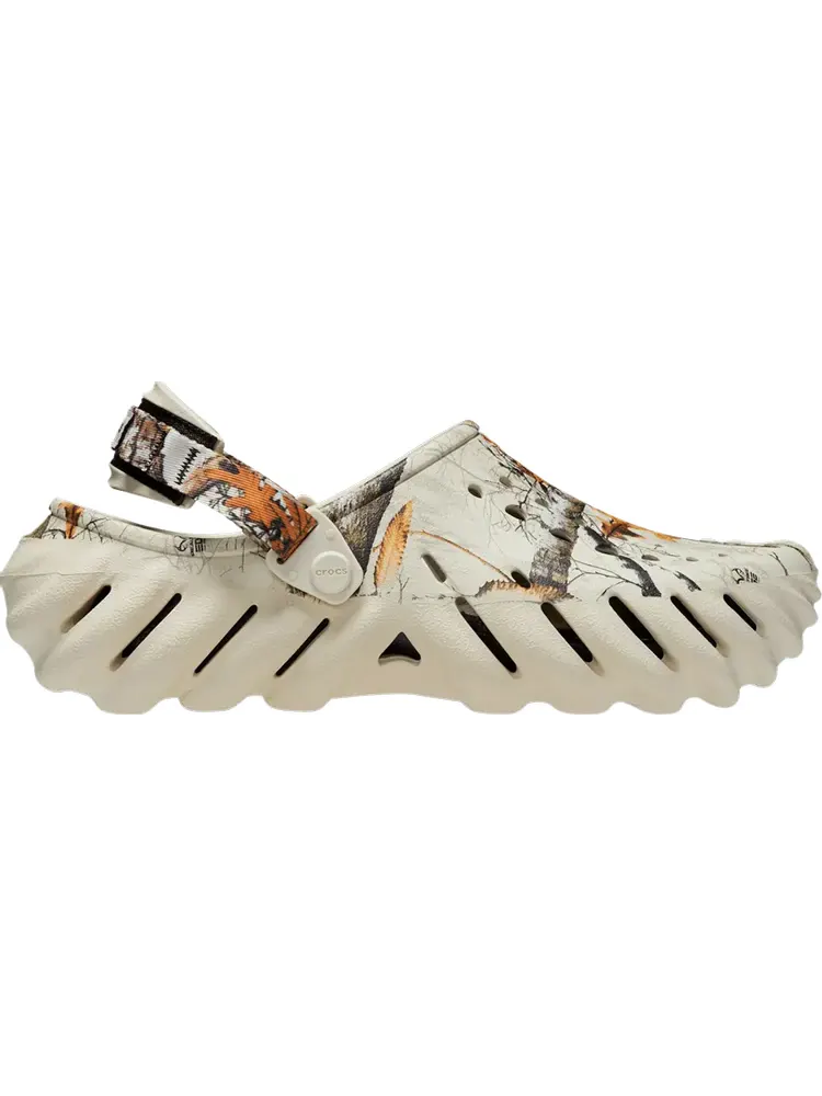 Кроссовки Realtree x Echo Clog Edge Camo - Bone — изображение 1 из 1, бежевый