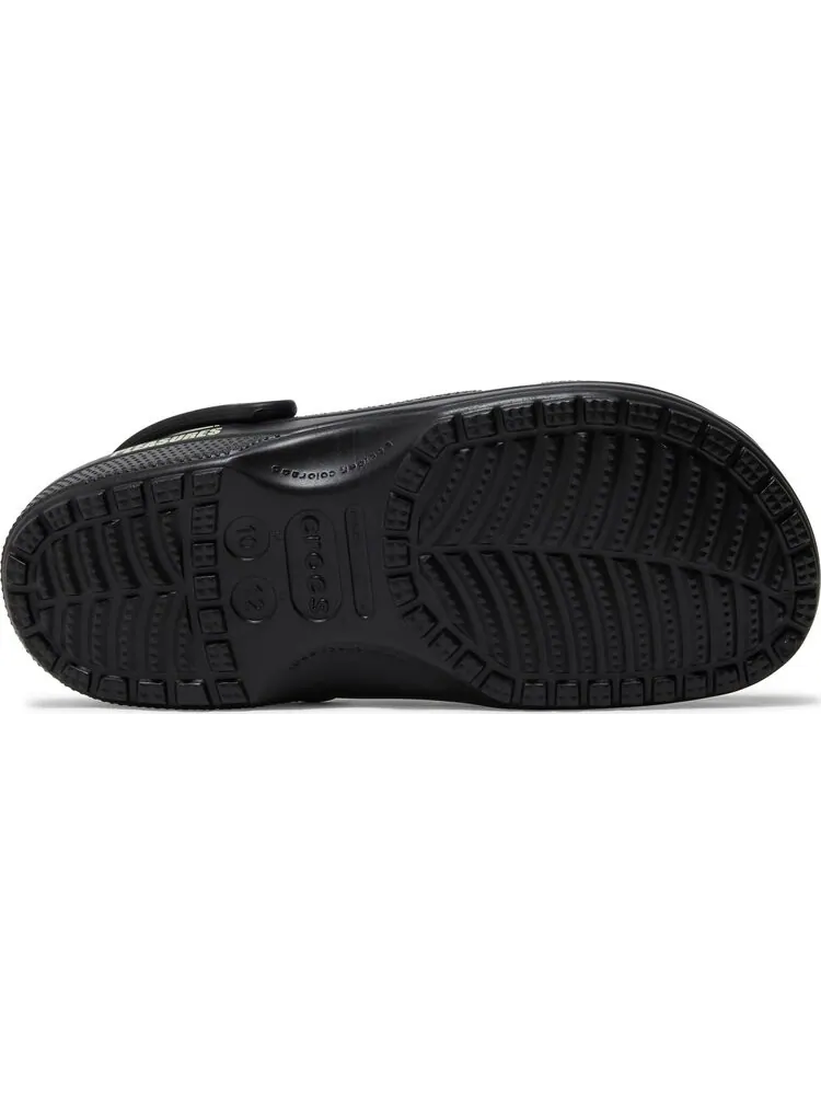 Кроссовки Pleasures x Classic Clog Skeleton - Glow in the Dark — изображение 4 из 8, черный