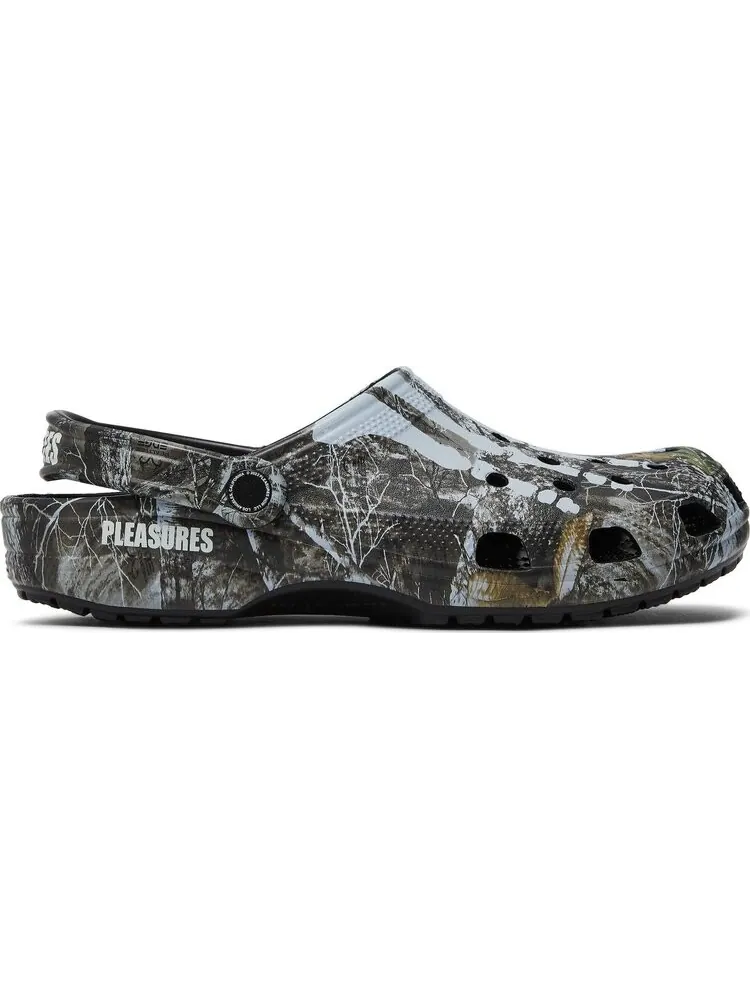 Кроссовки Pleasures x Realtree x Classic Clog Skeleton - Edge Camo — изображение 1 из 8, зеленый