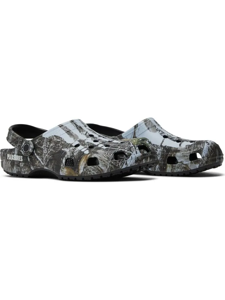 Кроссовки Pleasures x Realtree x Classic Clog Skeleton - Edge Camo — изображение 8 из 8, зеленый