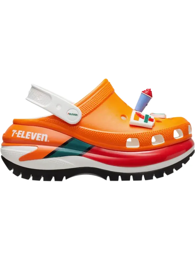 Кроссовки 7-Eleven x Mega Crush Clog Orange — изображение 1 из 1, оранжевый