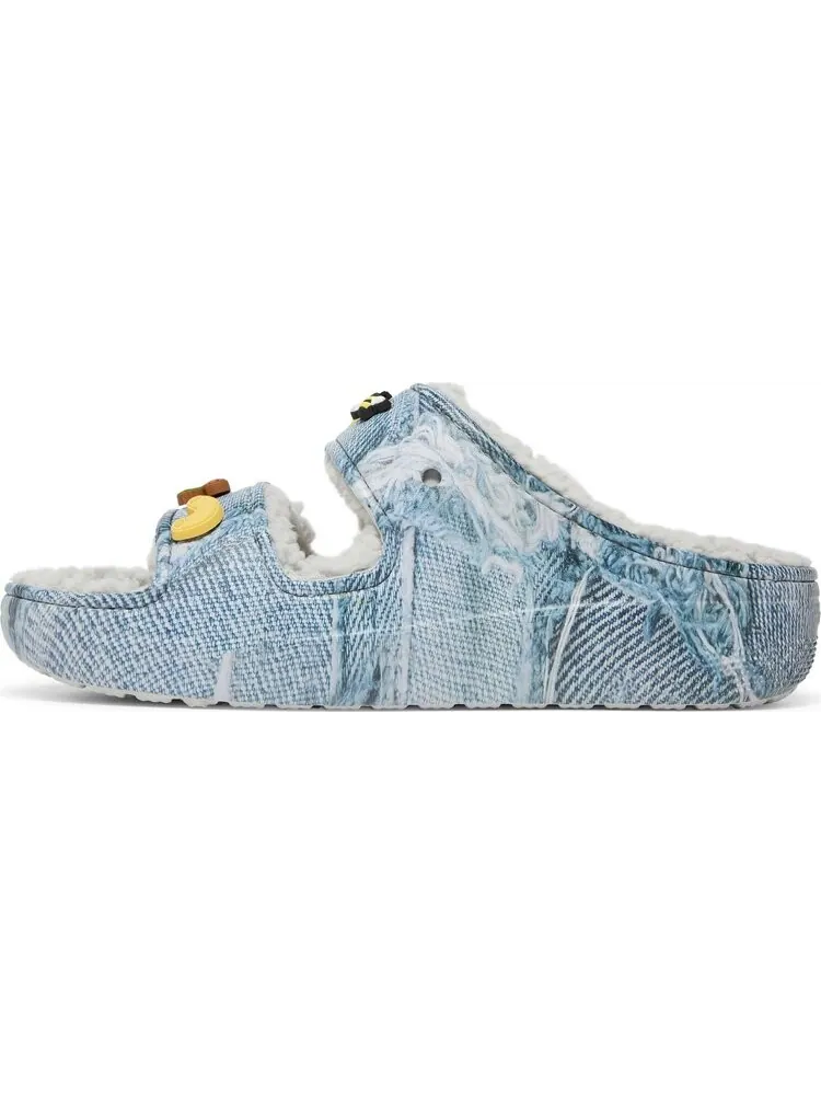 Сандалии SZA x Classic Cozzzy Sandal Denim — изображение 3 из 8, синий