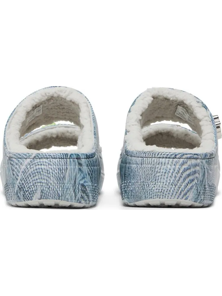 Сандалии SZA x Classic Cozzzy Sandal Denim — изображение 6 из 8, синий