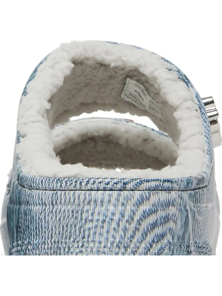 Сандалии SZA x Classic Cozzzy Sandal Denim — изображение 7 из 8, синий