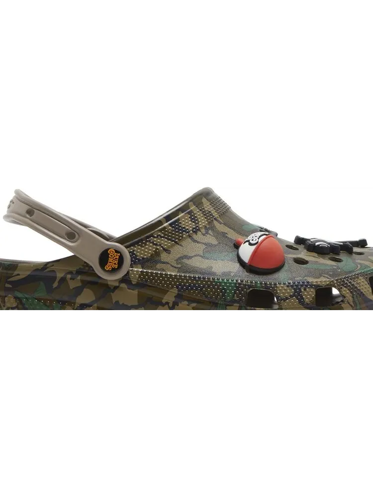 Кроссовки Luke Combs x Classic Clog Mossy Oak Camo — изображение 2 из 8, зеленый