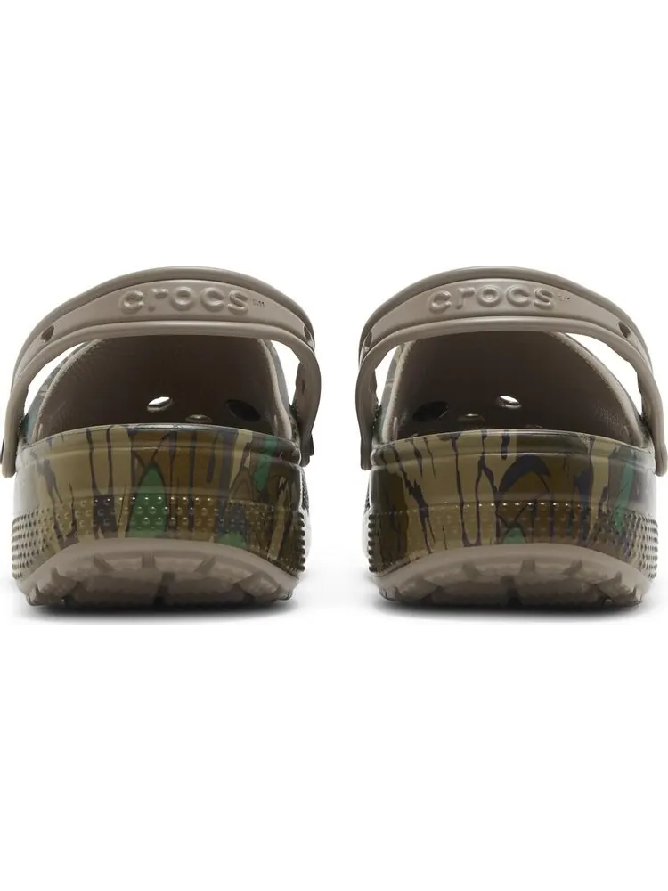 Кроссовки Luke Combs x Classic Clog Mossy Oak Camo — изображение 6 из 8, зеленый