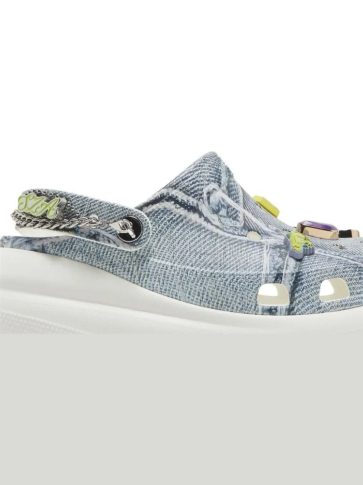 Кроссовки SZA x Wmns Classic Crush Clog Denim — изображение 2 из 8, синий