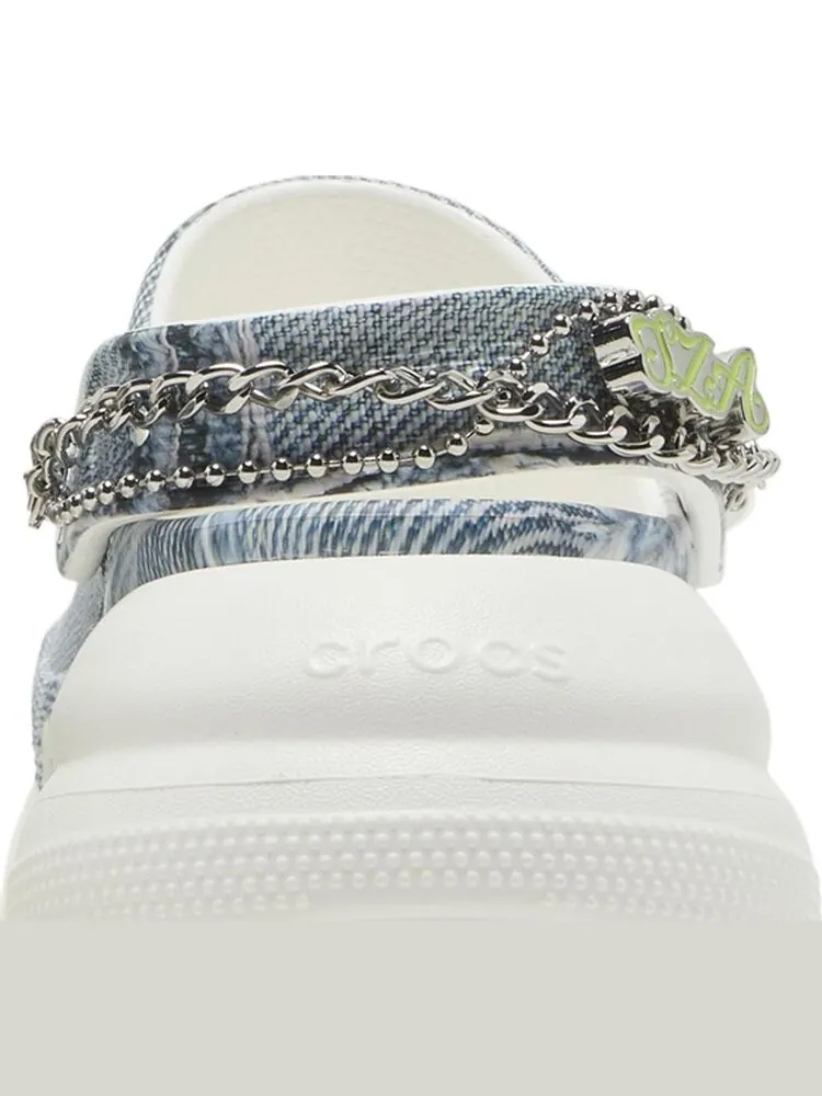 Кроссовки SZA x Wmns Classic Crush Clog Denim — изображение 7 из 8, синий