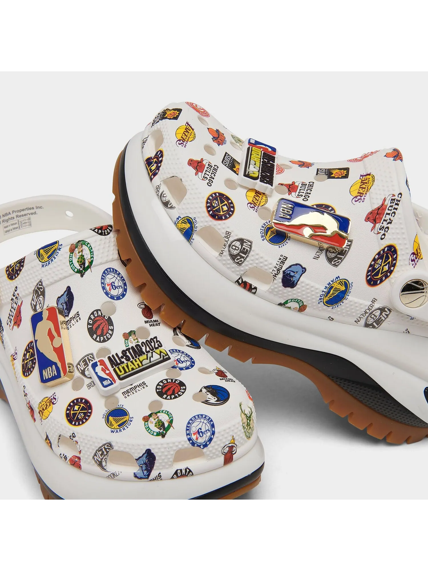 Сабо Crocs NBA All-Star Mega Crush Clog — изображение 3 из 6, белый