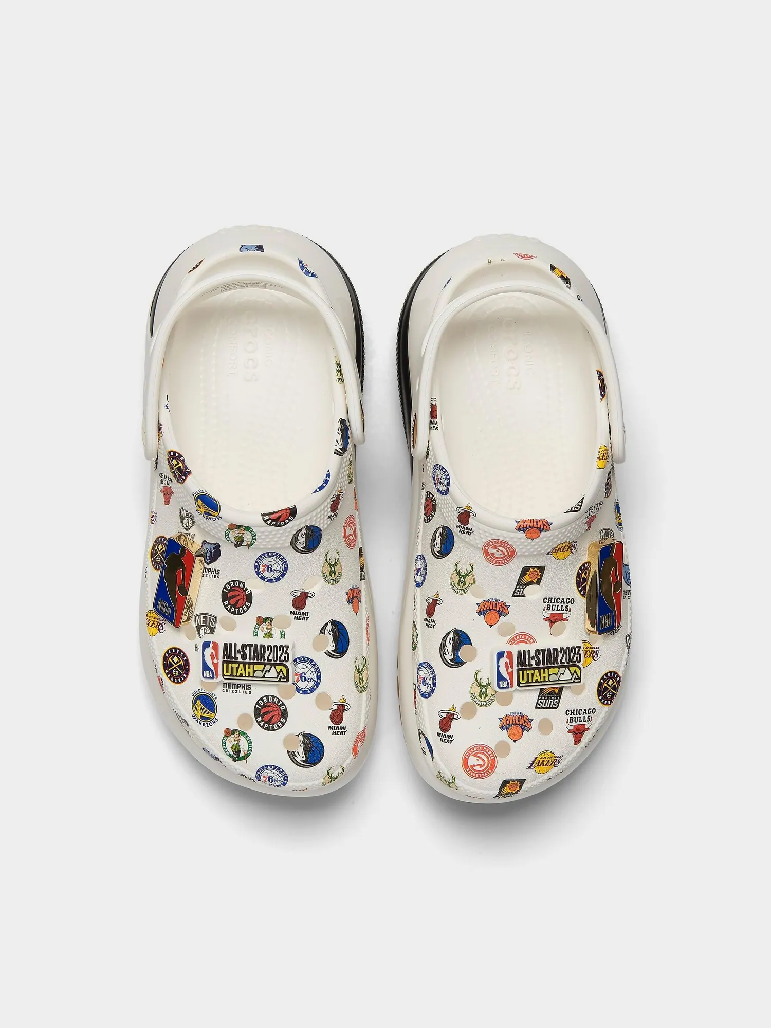 Сабо Crocs NBA All-Star Mega Crush Clog — изображение 5 из 6, белый