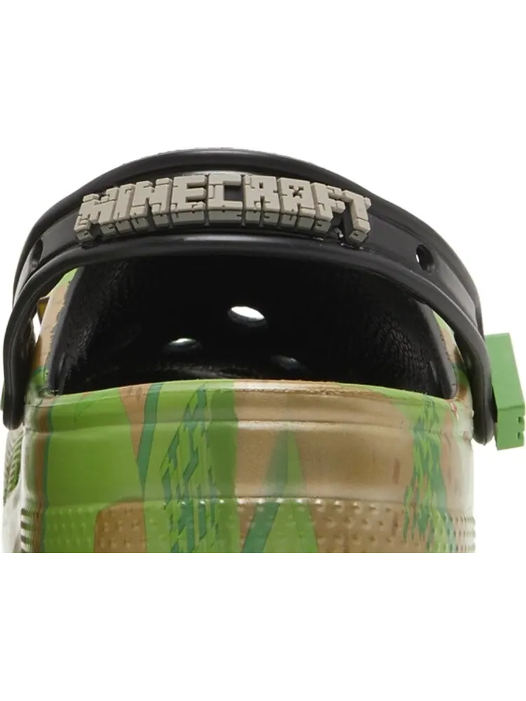 Кроссовки Minecraft x Classic Clog Grass Block — изображение 7 из 8, зеленый