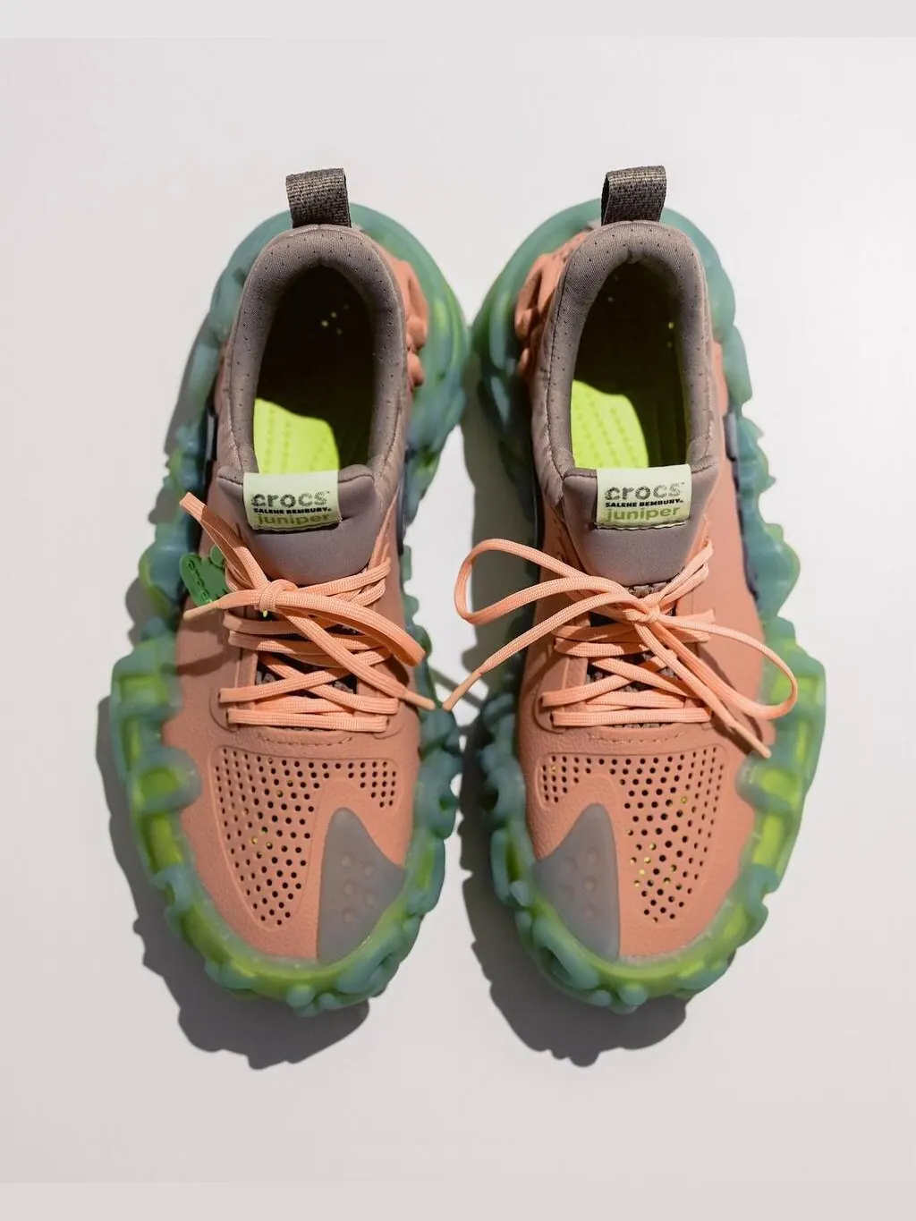 Кроссовки Crocs Salehe Bembury x Pollex Juniper — изображение 1 из 1, оранжевый
