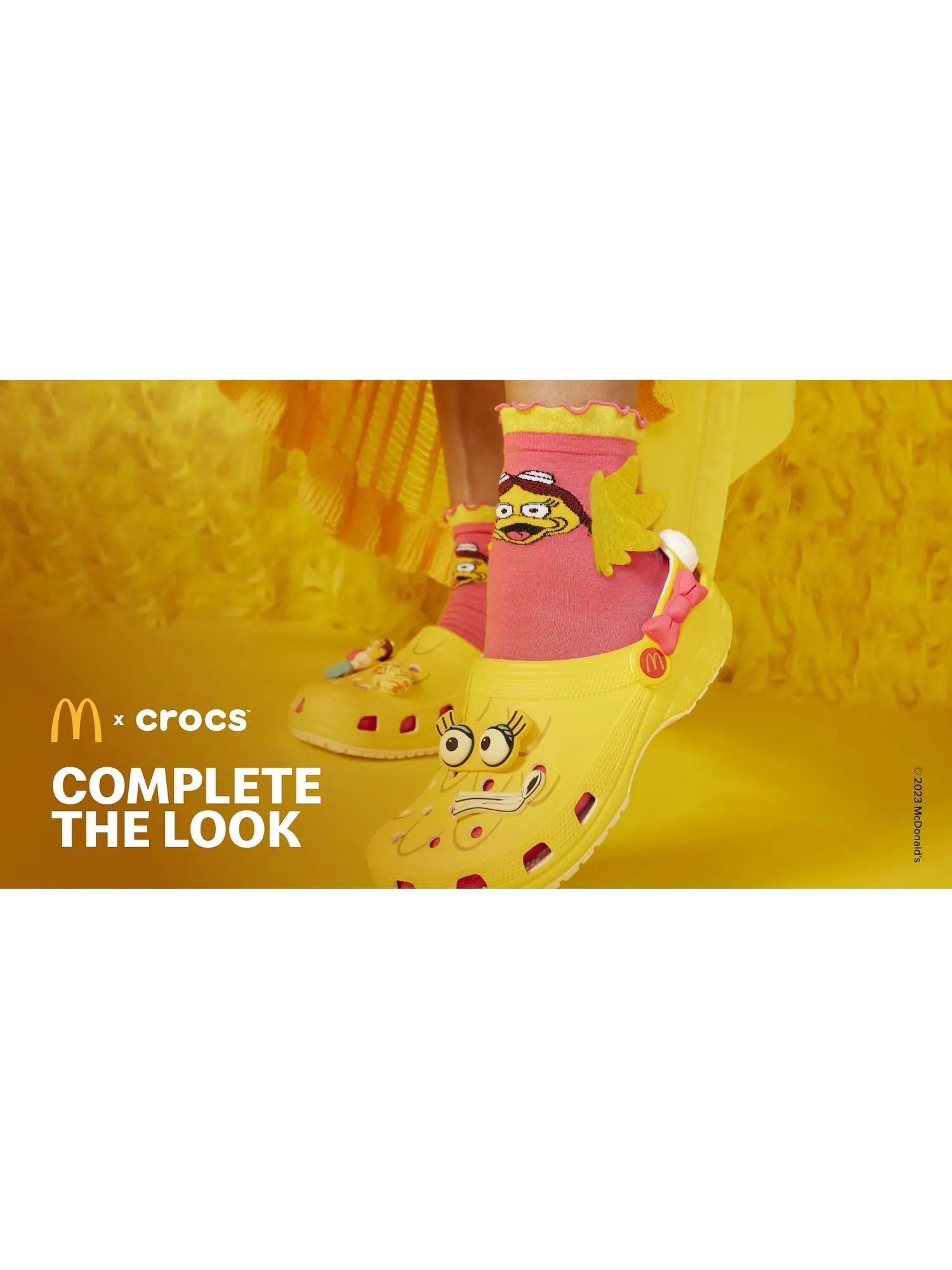 Сабо Crocs Classic x McDonald’s - Birdie — изображение 7 из 7, желтый