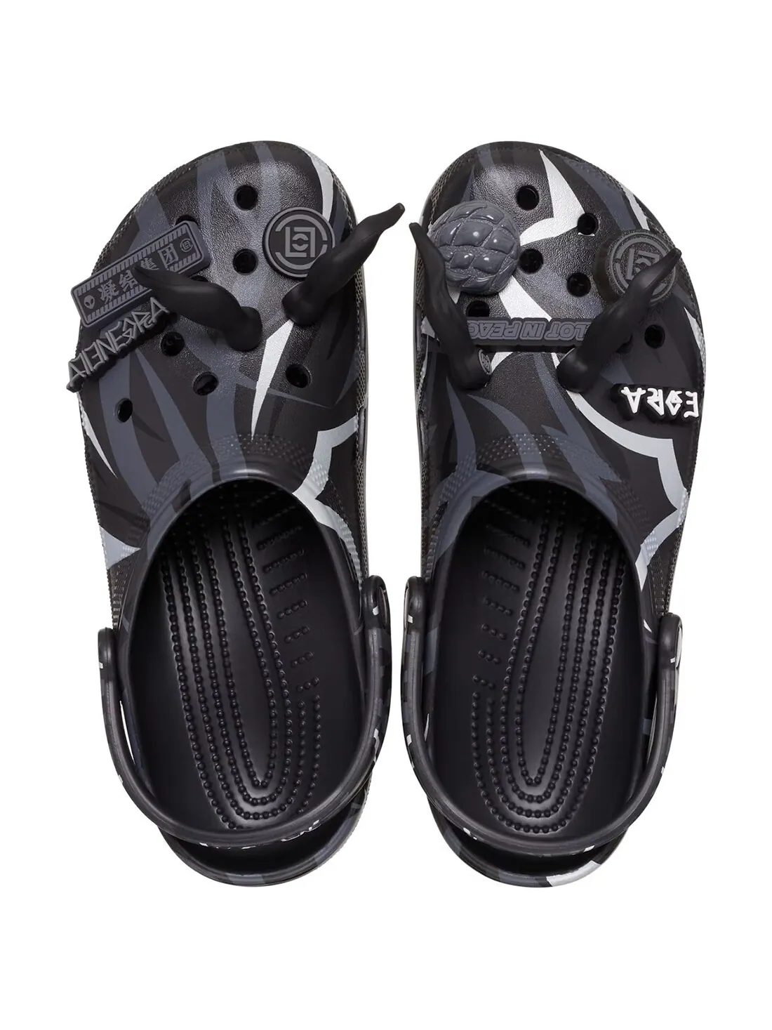 Сабо Crocs Classic x CLOT Unisex — изображение 2 из 12, черный