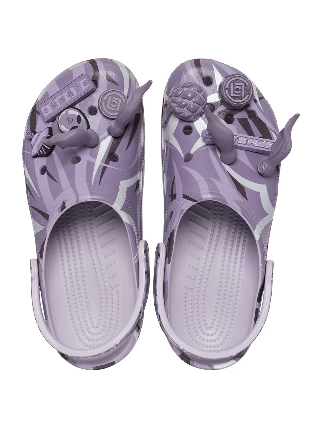 Сабо Crocs Classic x CLOT Unisex — изображение 2 из 11, фиолетовый