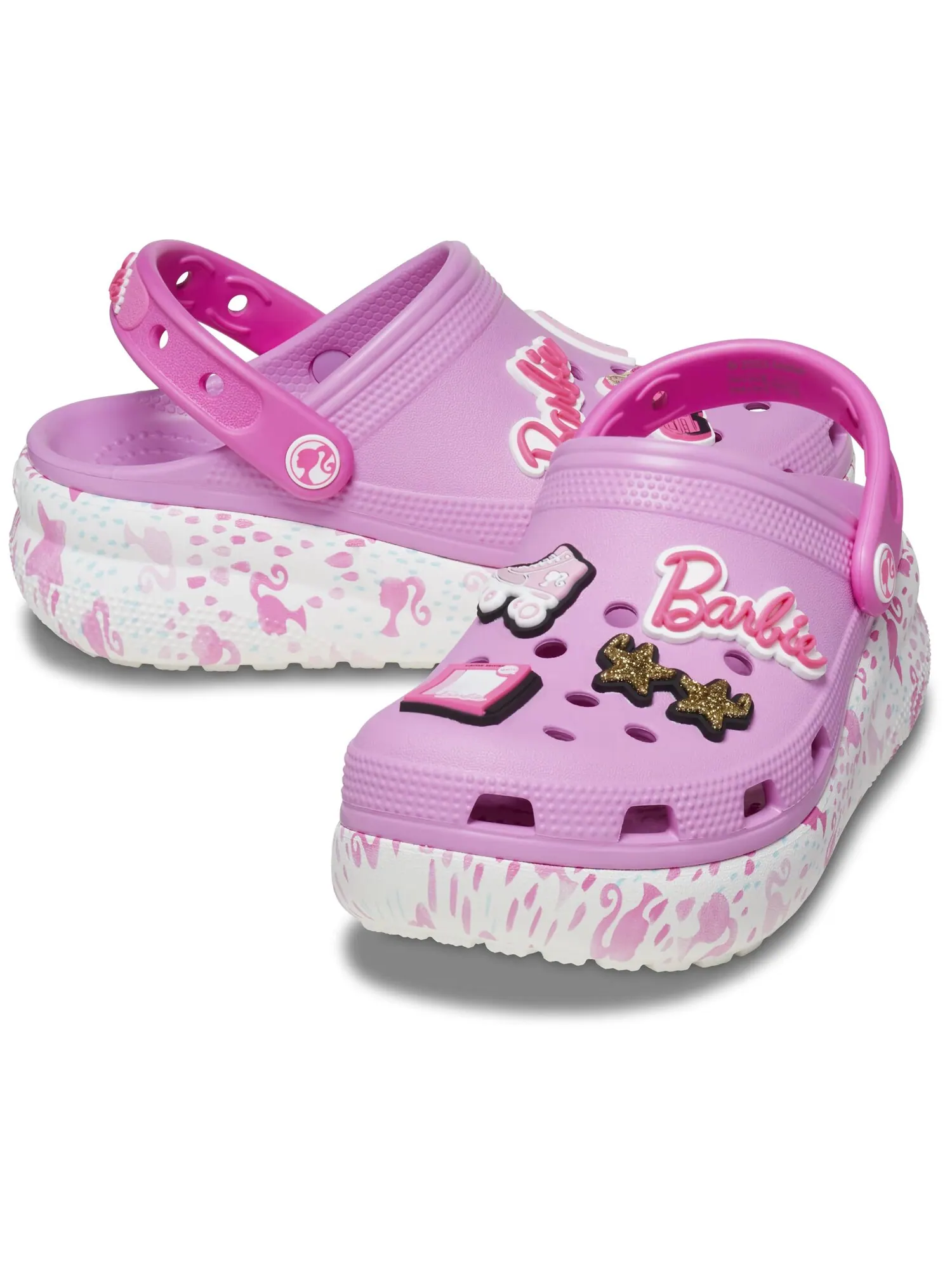 Сабо детские Crocs Barbie Cutie — изображение 2 из 6, черный