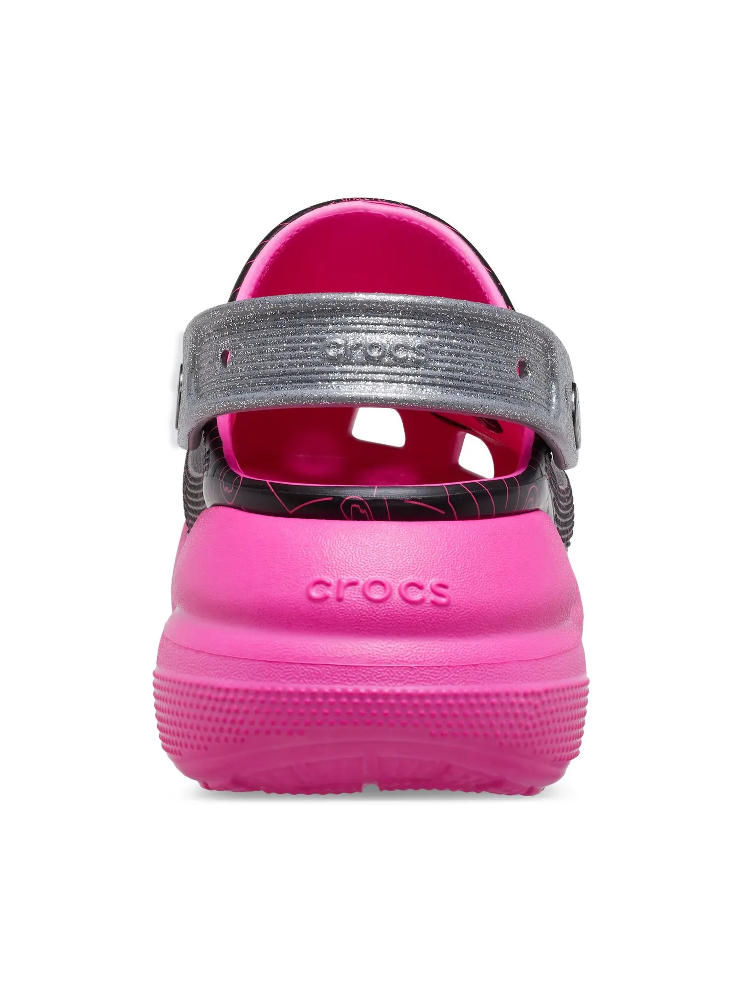 Сабо Crocs Barbie Crush — изображение 6 из 6, черный/розовый