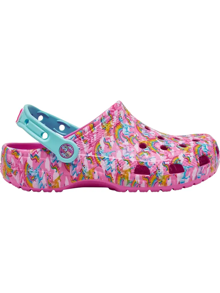 Кроссовки Lisa Frank x Classic Clog Kids 'Unicorn'