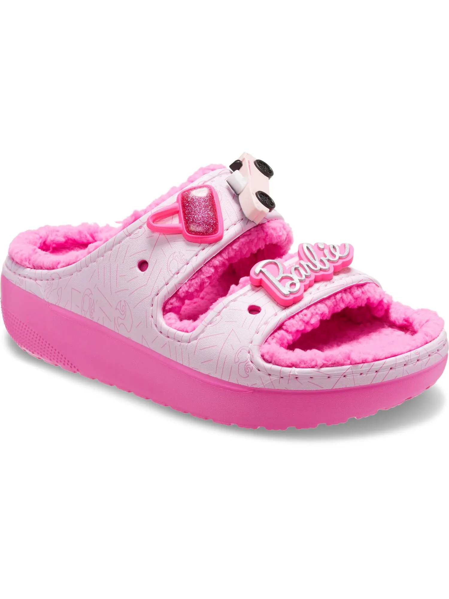Сандалии Crocs Barbie Cozzzy — изображение 5 из 6, розовый